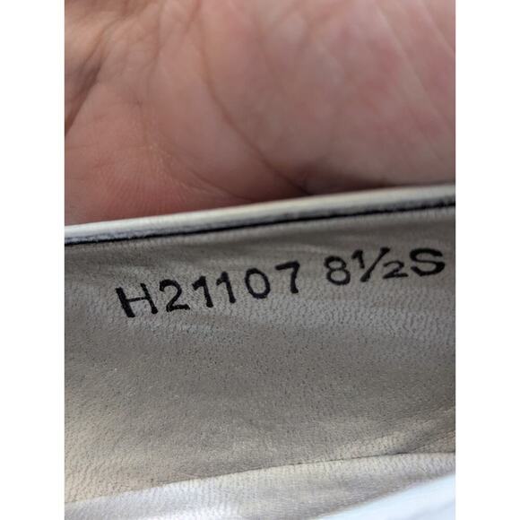 Ros Hommerson Women's Pearl Leather Pump Size 8.5 Heels Shoes Y2K 2003 - Picture 11 of 11